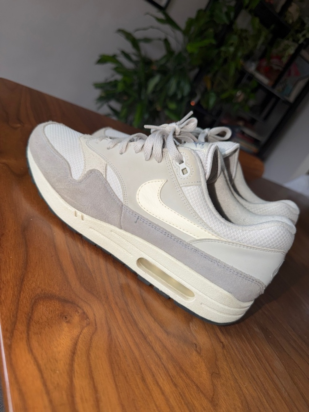 Nike Air Max 1 in Cream and Light Gray